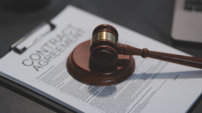 Judge gavel with scales of justice