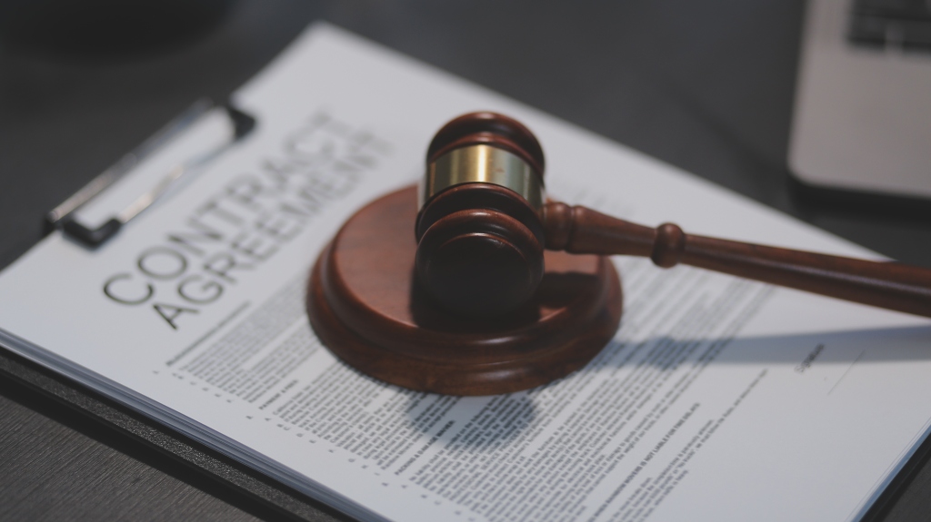 Judge gavel with scales of justice